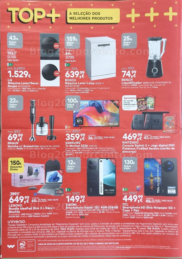 Antevisão Folheto WORTEN Life Promoções até 29 setembro