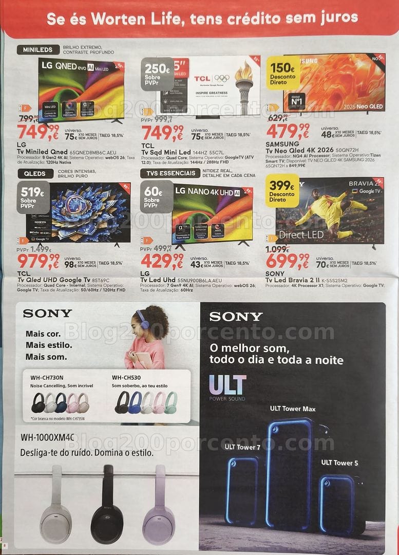 Antevisão Folheto WORTEN Life Promoções até 29 setembro