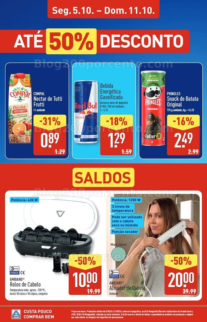 Antevisão Folheto ALDI Aberturas Promoções de 5 a 11 outubro - Mangualde