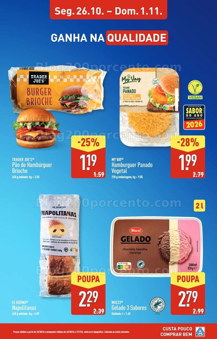 Antevisão Folheto ALDI Aberturas Promoções de 26 outubro a 1 novembro - Viseu Repeses