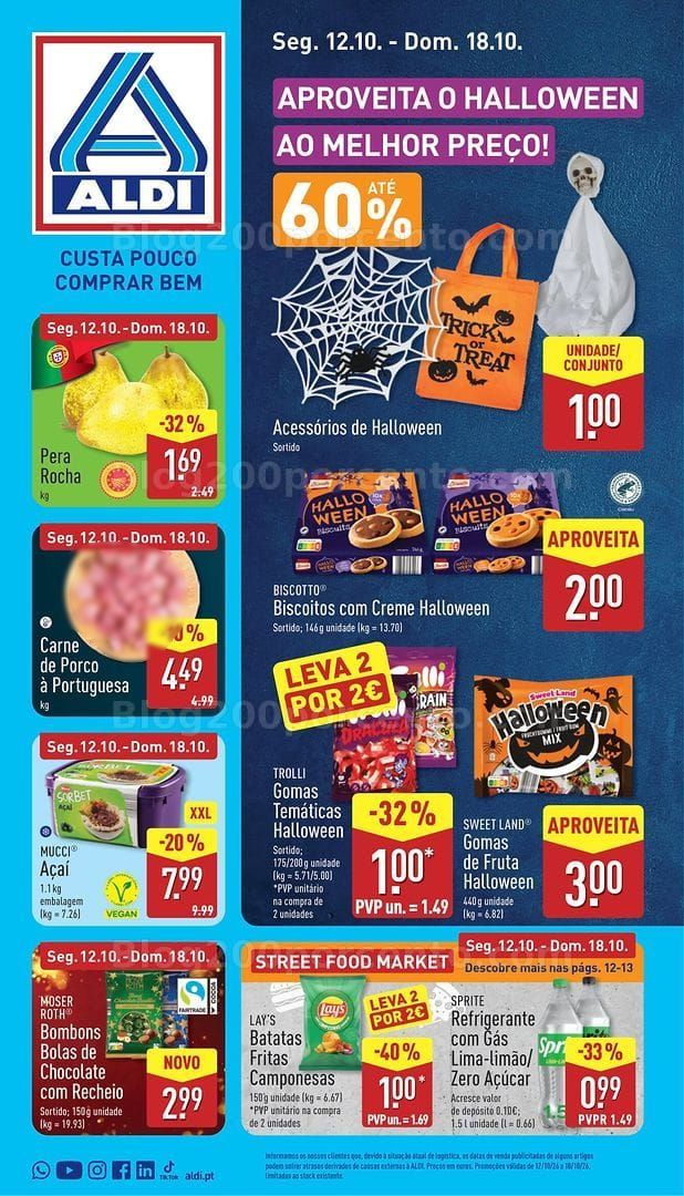 Antevisão Folheto ALDI Promoções de 12 a 18 outubro