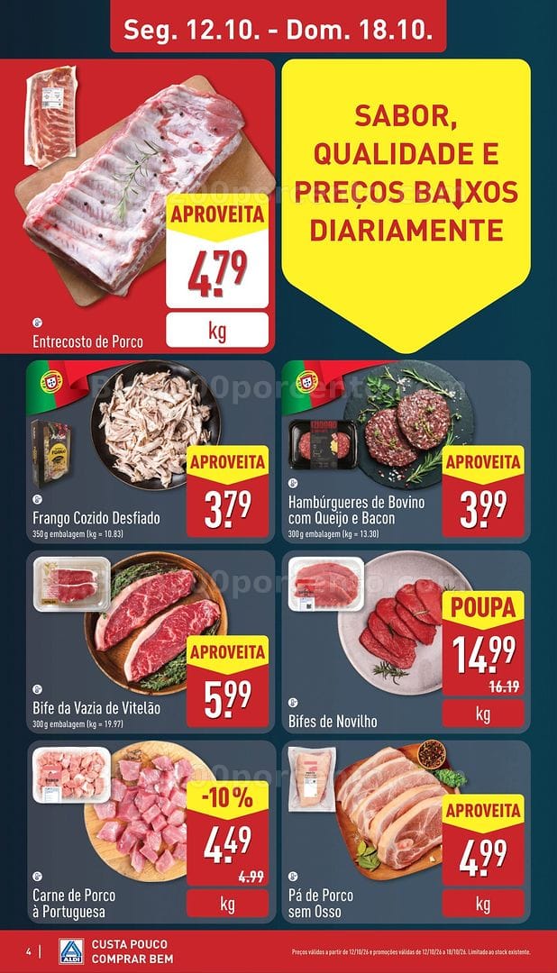 Antevisão Folheto ALDI Promoções de 12 a 18 outubro