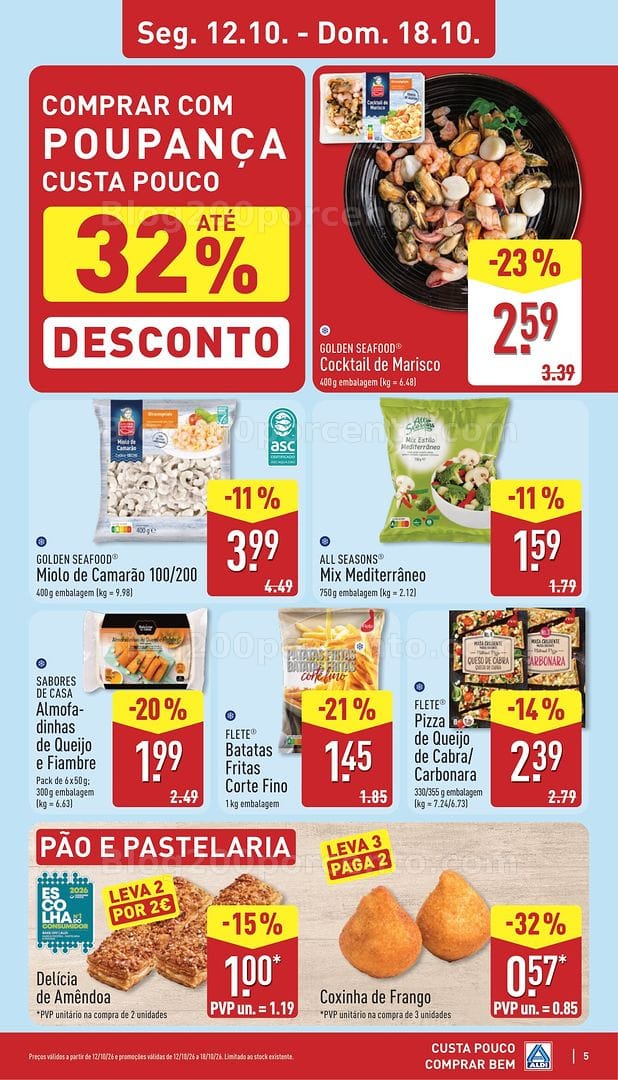 Antevisão Folheto ALDI Promoções de 12 a 18 outubro
