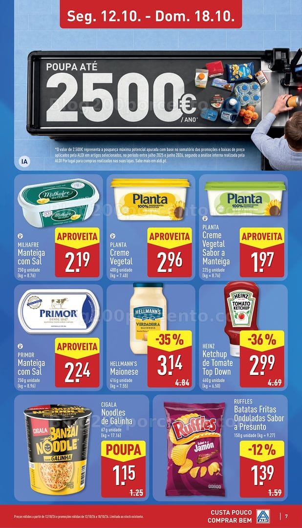 Antevisão Folheto ALDI Promoções de 12 a 18 outubro