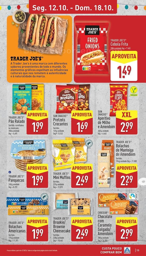 Antevisão Folheto ALDI Promoções de 12 a 18 outubro