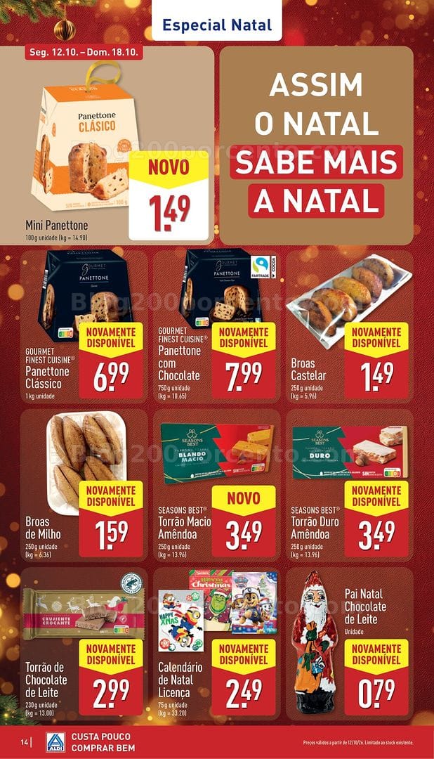 Antevisão Folheto ALDI Promoções de 12 a 18 outubro
