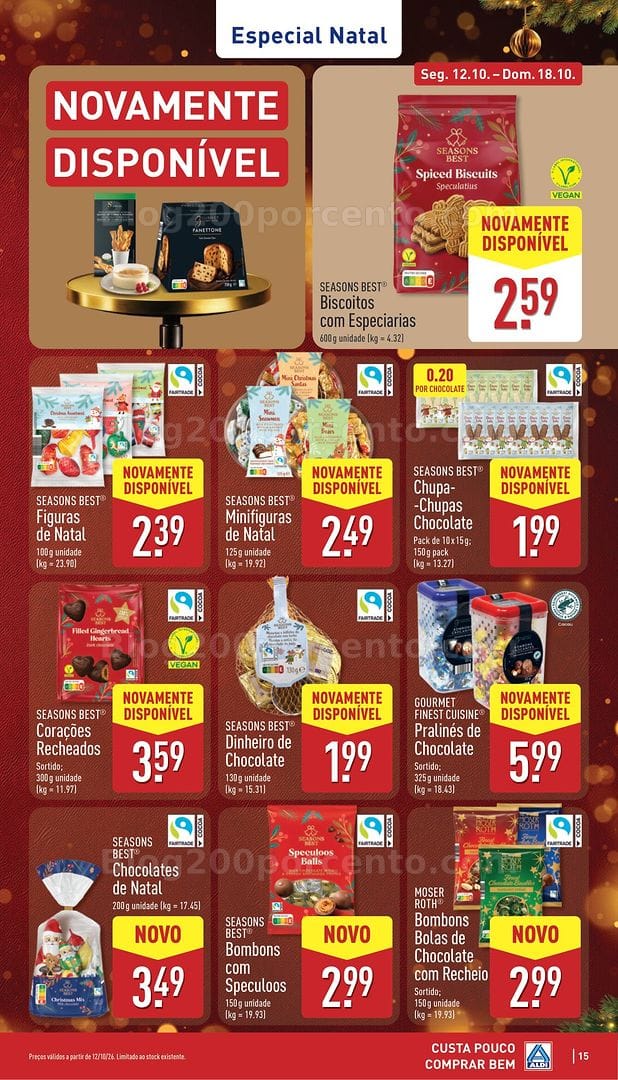 Antevisão Folheto ALDI Promoções de 12 a 18 outubro