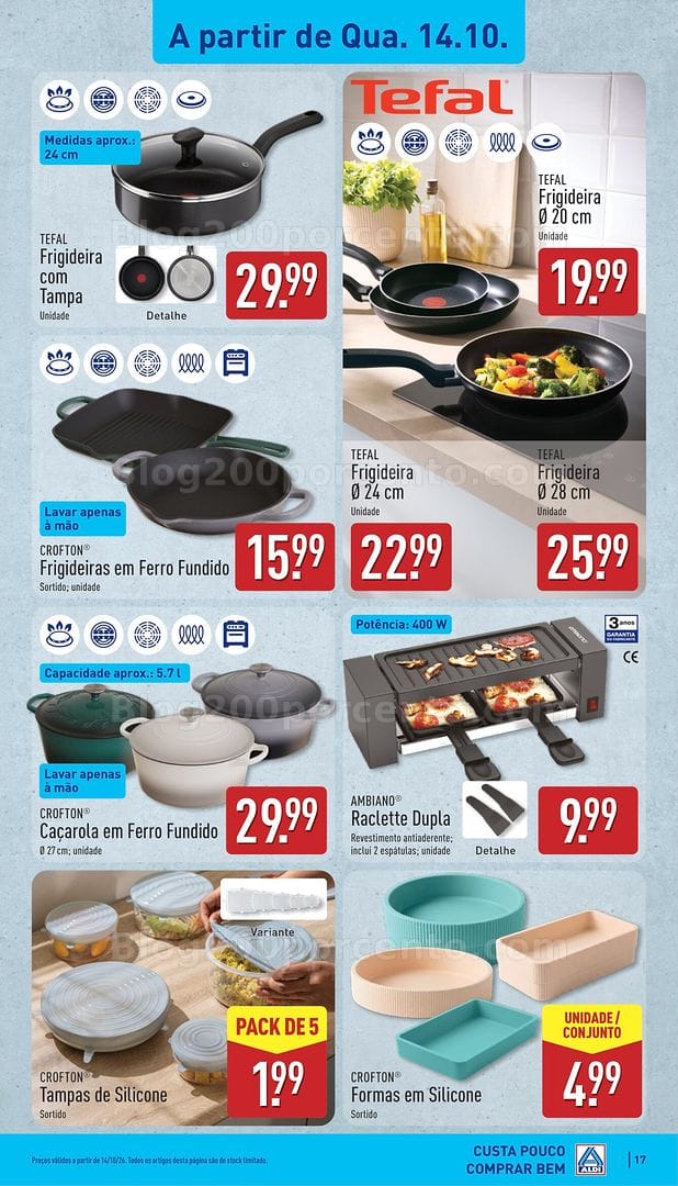 Antevisão Folheto ALDI Bazar Promoções de 14 a 18 outubro
