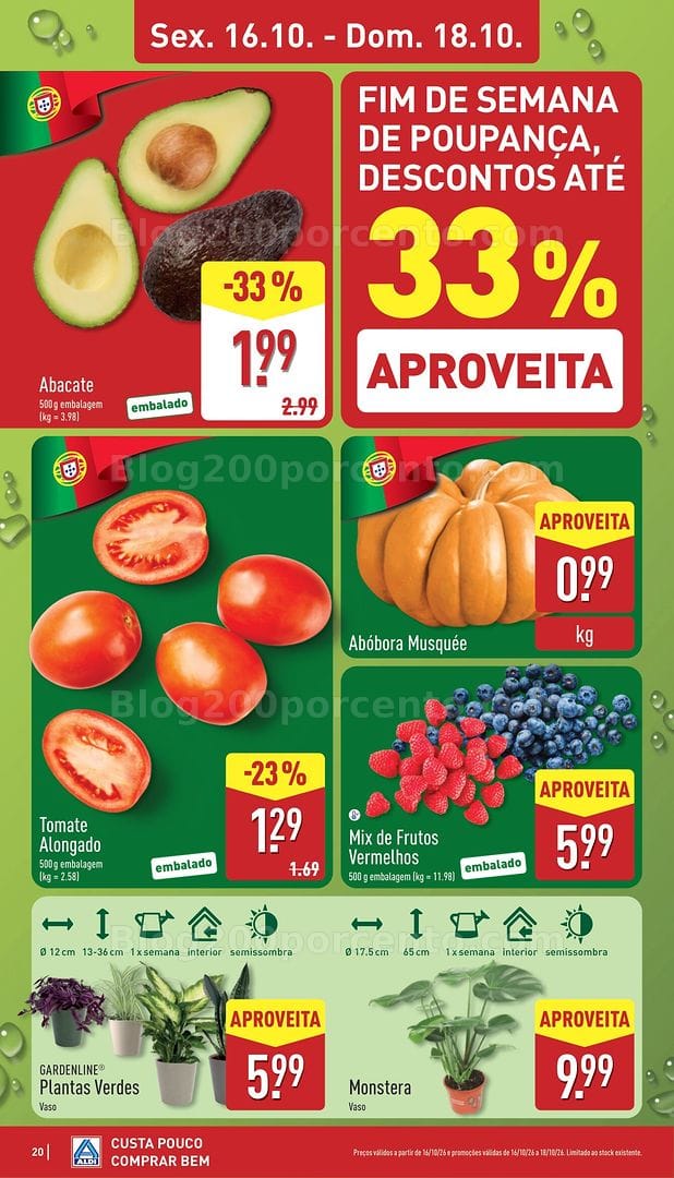 Antevisão Folheto ALDI Promoções de 12 a 18 outubro
