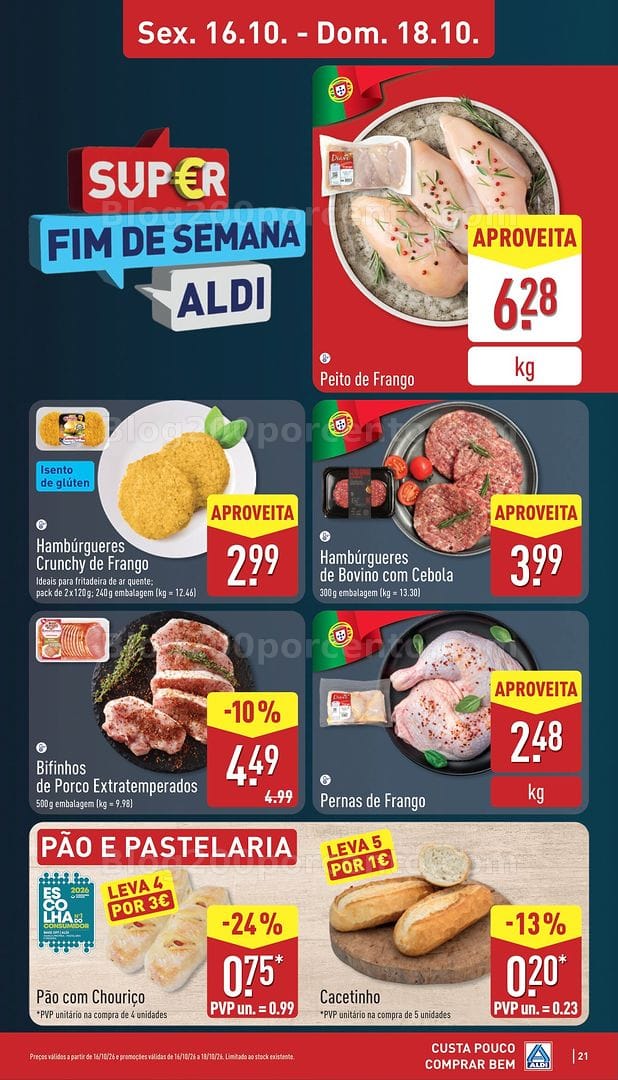 Antevisão Folheto ALDI Promoções de 12 a 18 outubro