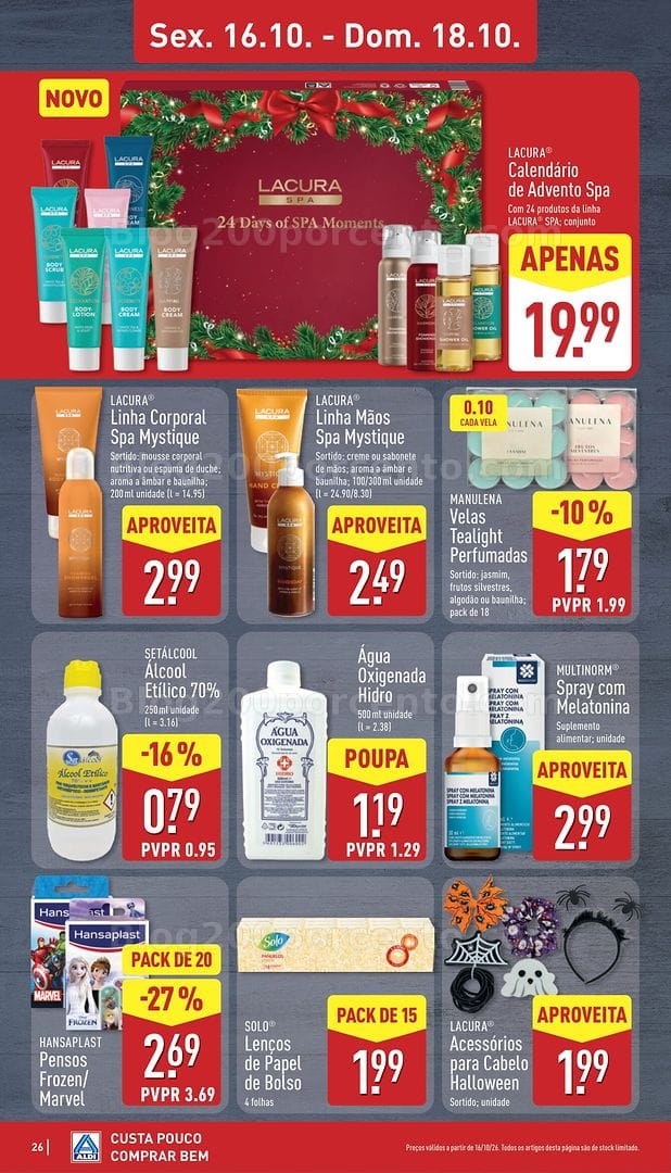 Antevisão Folheto ALDI Promoções de 12 a 18 outubro