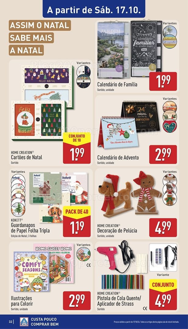 Antevisão Folheto ALDI Promoções de 12 a 18 outubro
