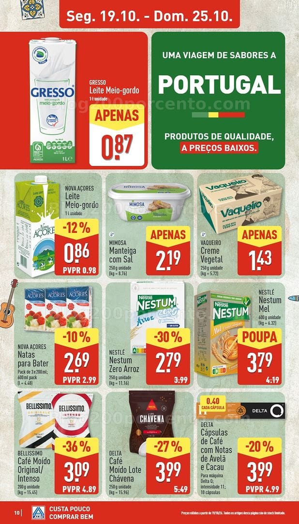 Antevisão Folheto ALDI Promoções de 19 a 25 outubro