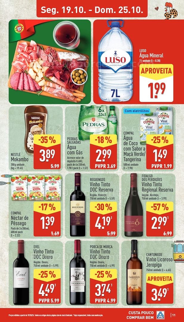 Antevisão Folheto ALDI Promoções de 19 a 25 outubro