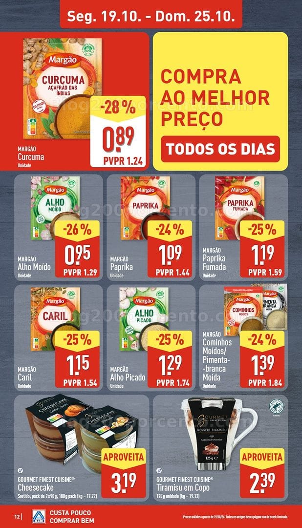 Antevisão Folheto ALDI Promoções de 19 a 25 outubro
