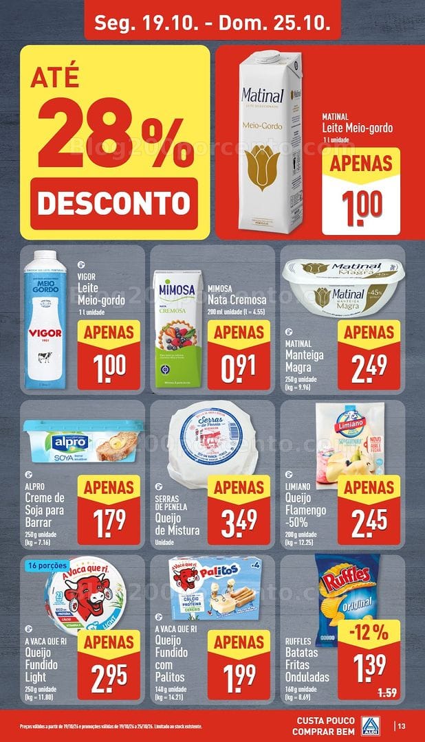 Antevisão Folheto ALDI Promoções de 19 a 25 outubro