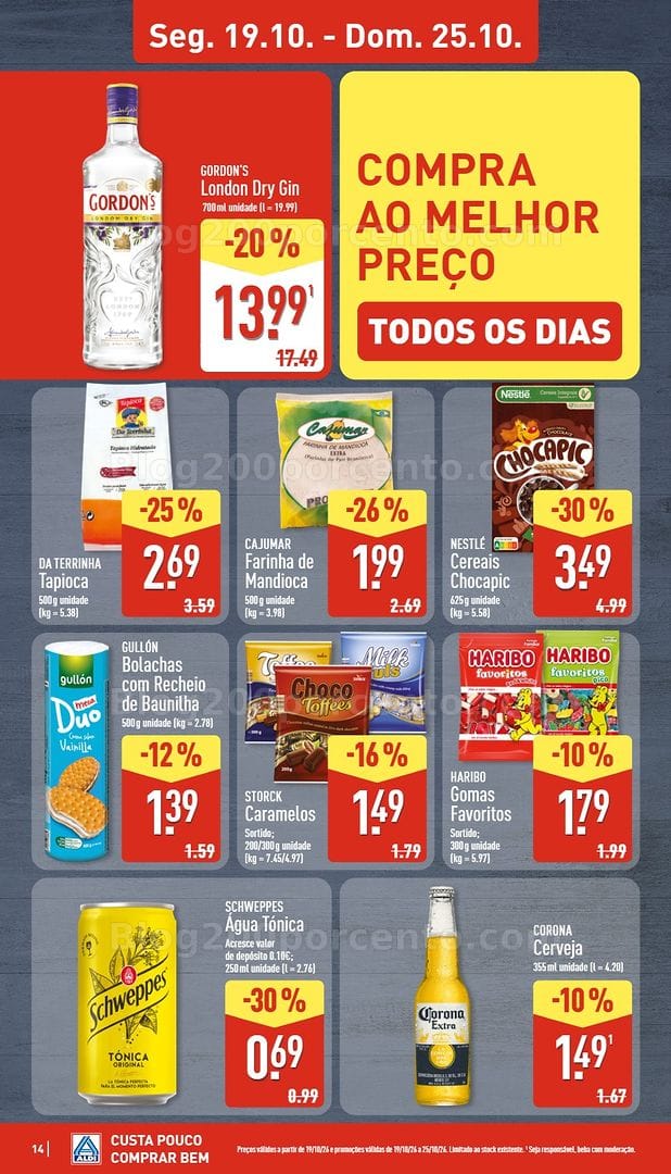Antevisão Folheto ALDI Promoções de 19 a 25 outubro