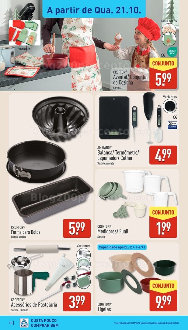 Antevisão Folheto ALDI Promoções de 19 a 25 outubro