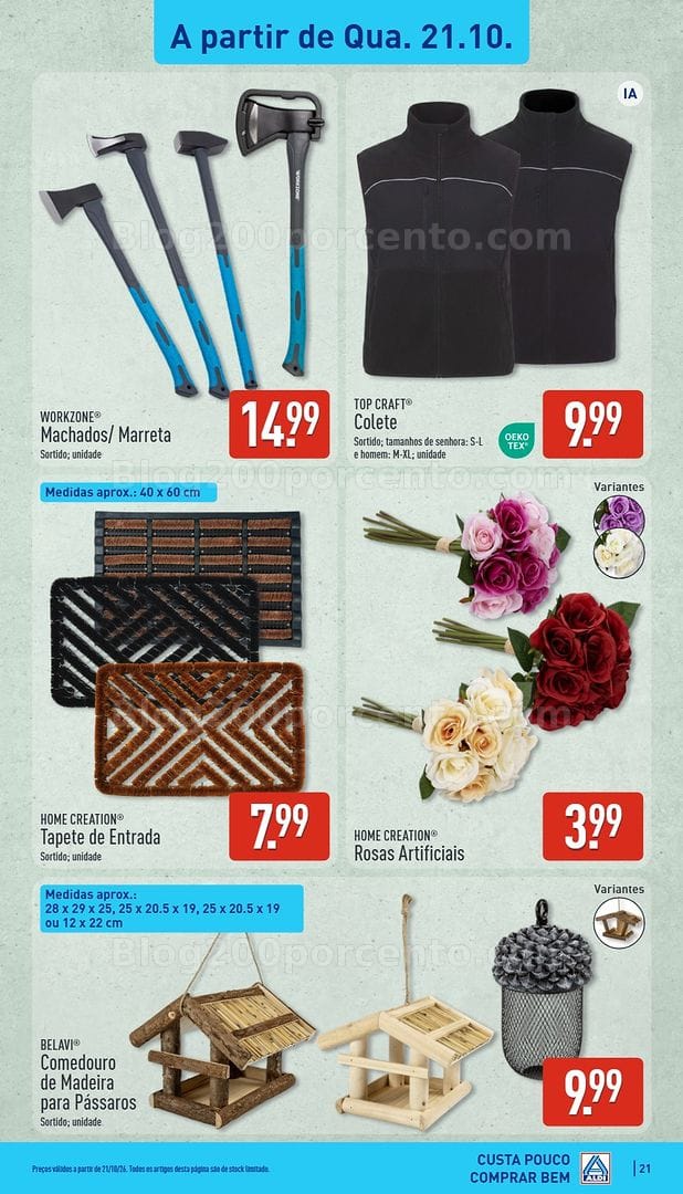 Antevisão Folheto ALDI Promoções de 19 a 25 outubro