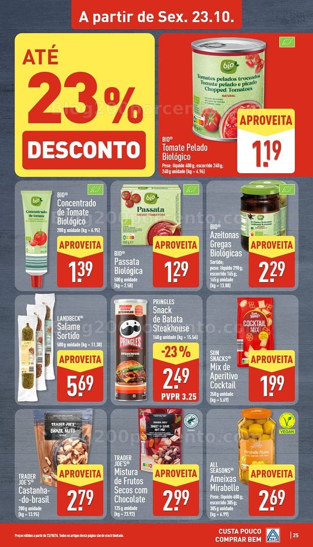 Antevisão Folheto ALDI Promoções de 19 a 25 outubro