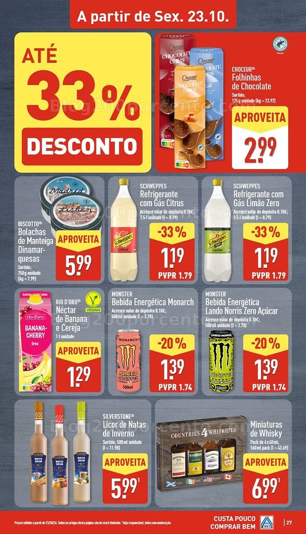 Antevisão Folheto ALDI Promoções de 19 a 25 outubro