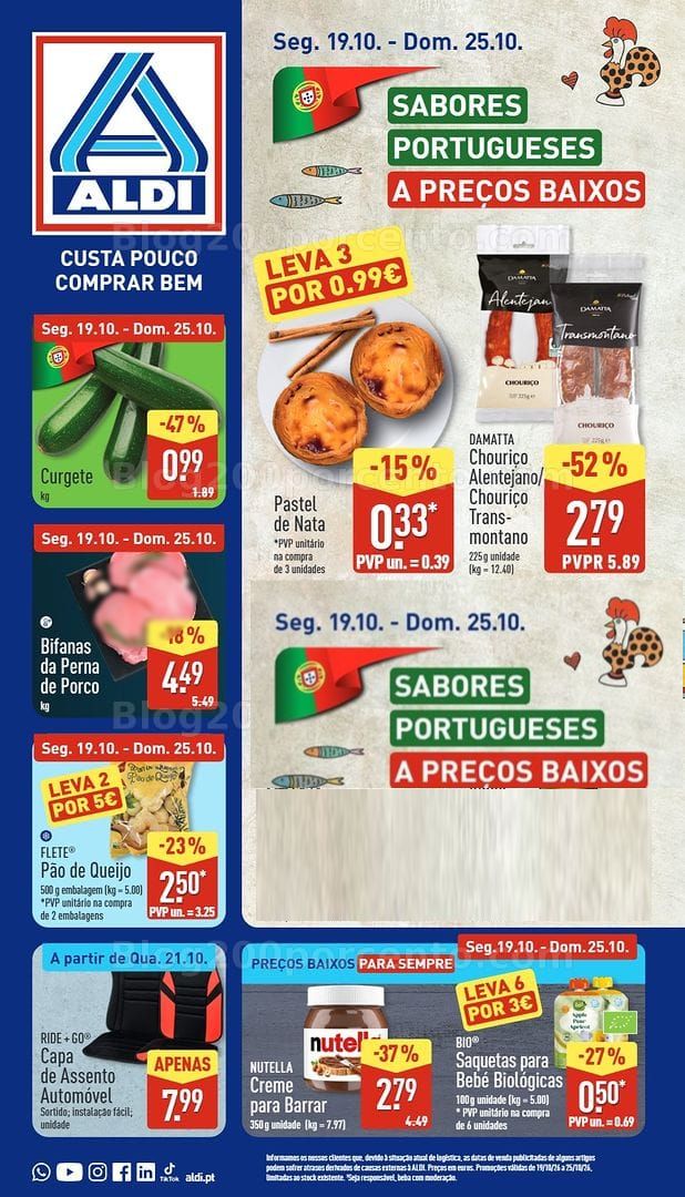 Antevisão Folheto ALDI Promoções de 19 a 25 outubro