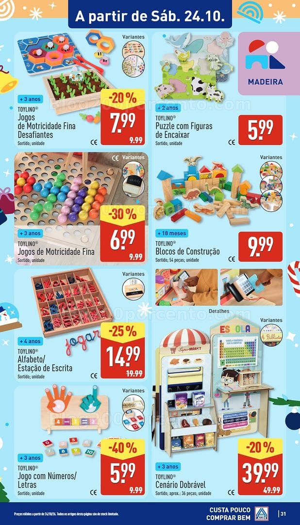 Antevisão Folheto ALDI Promoções de 19 a 25 outubro