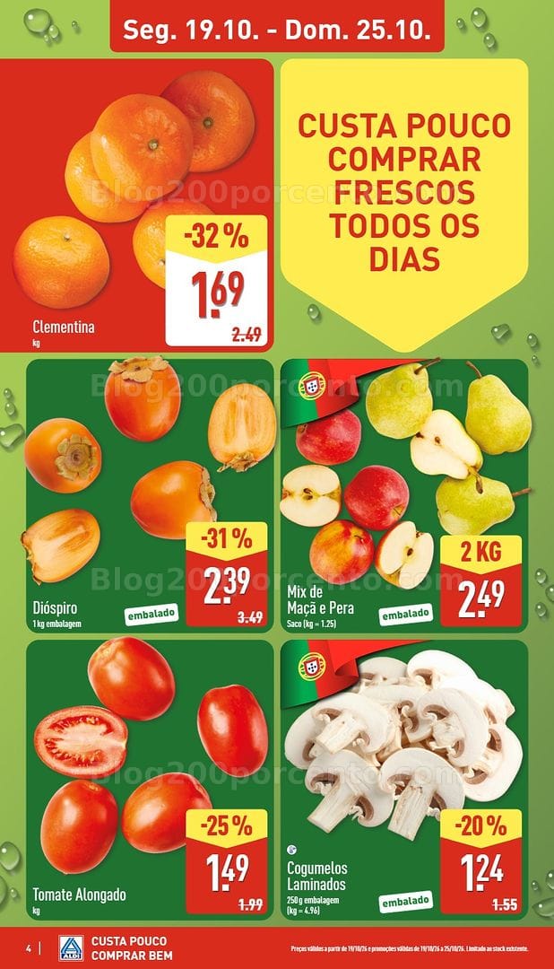 Antevisão Folheto ALDI Promoções de 19 a 25 outubro