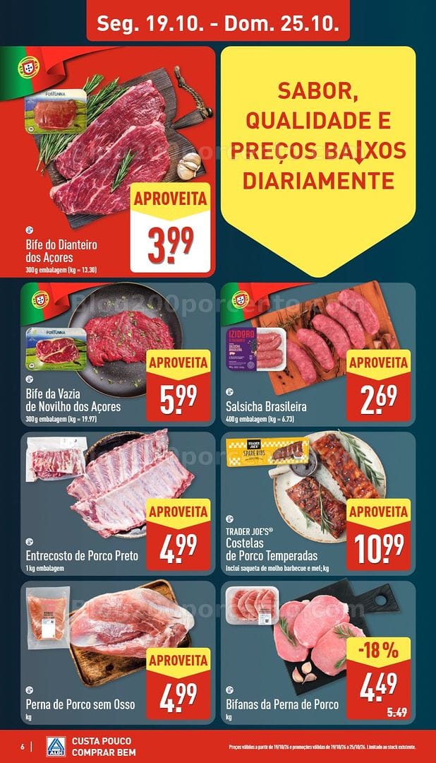 Antevisão Folheto ALDI Promoções de 19 a 25 outubro