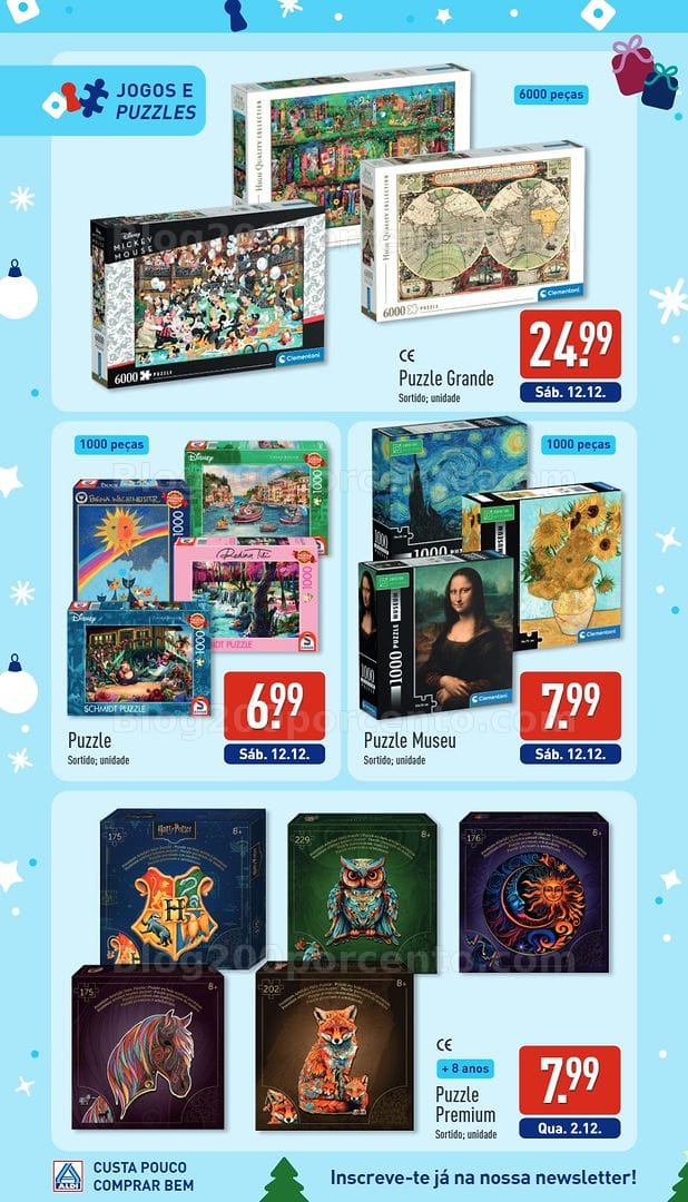 Antevisão Folheto ALDI Catálogo de Brinquedos de Natal - 24 outubro a 19 dezembro