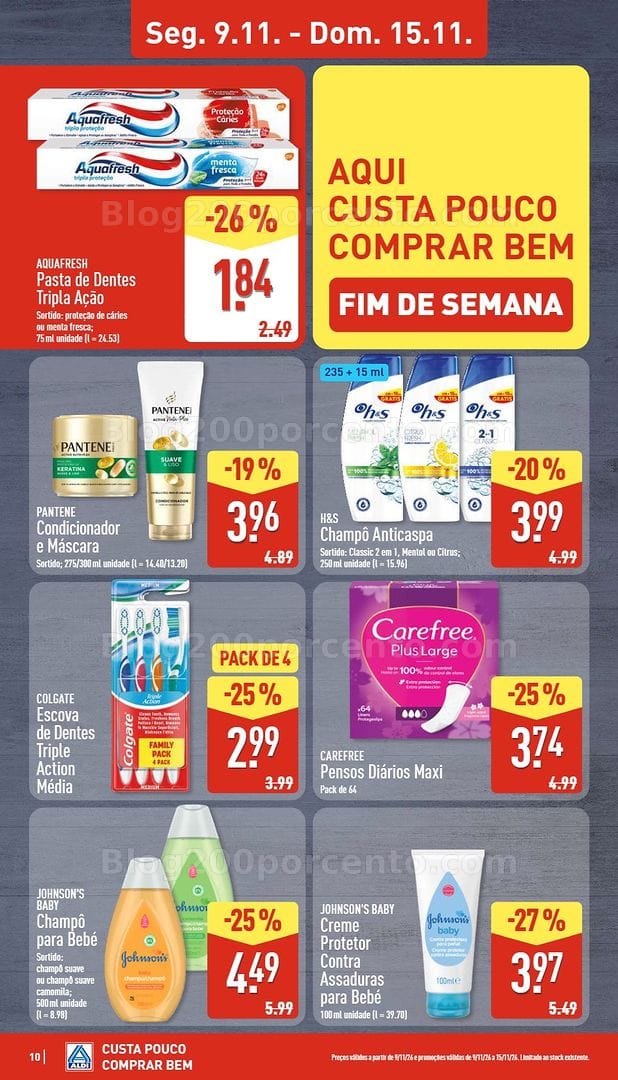 Antevisão Folheto ALDI Promoções de 9 a 15 novembro
