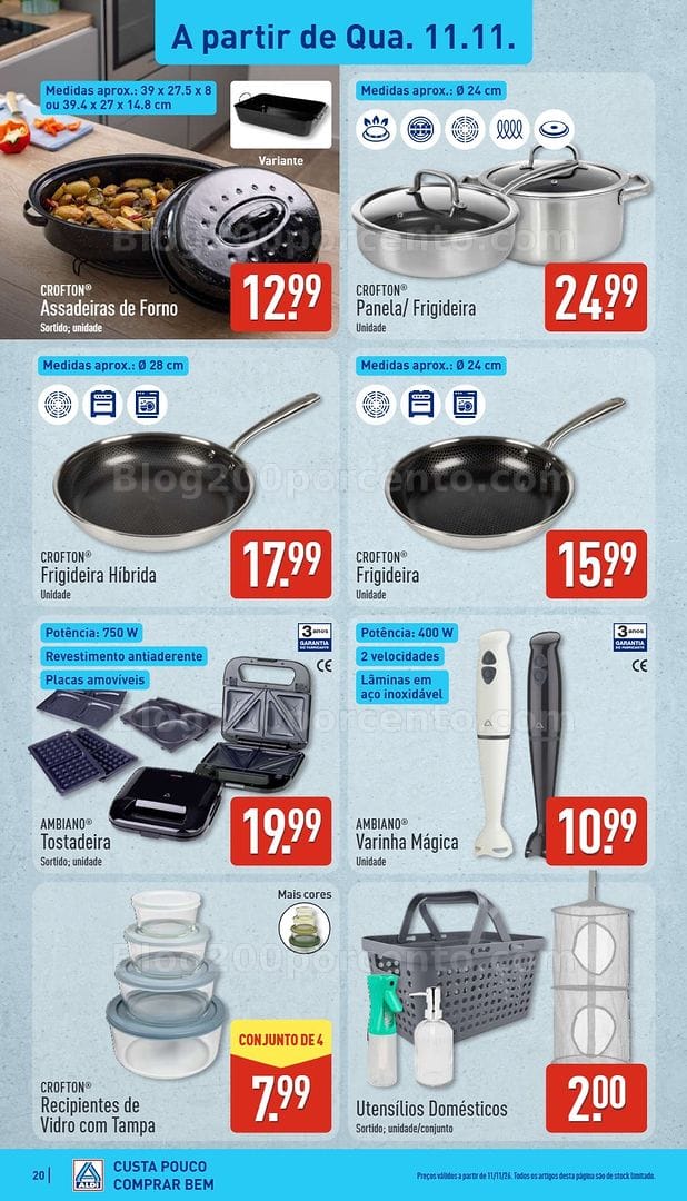Antevisão Folheto ALDI Promoções de 9 a 15 novembro