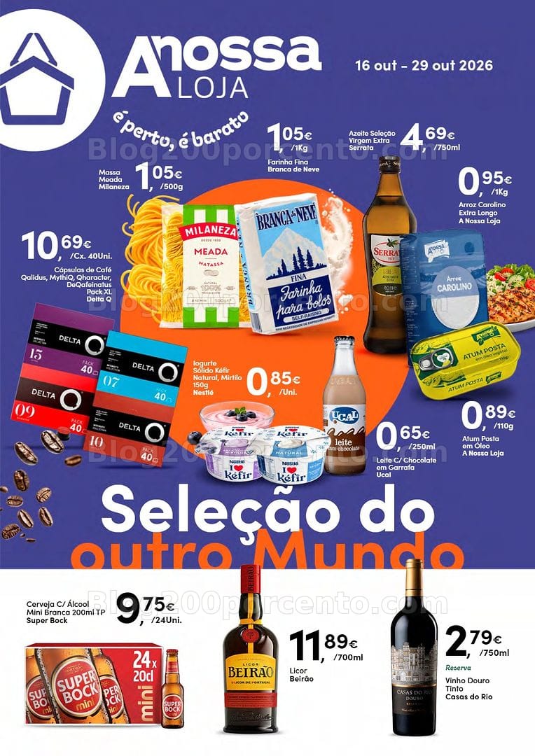 Antevisão Folheto A NOSSA LOJA Promoções de 16 a 29 outubro