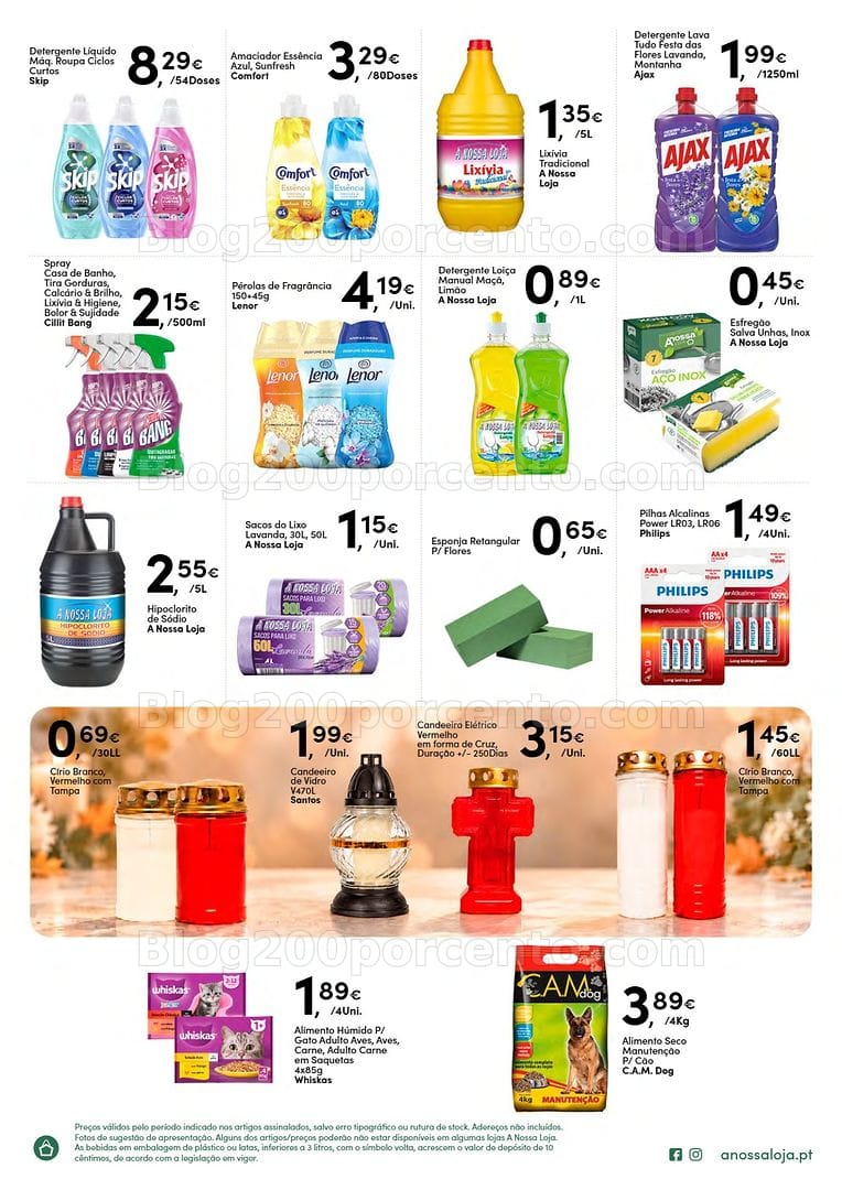 Antevisão Folheto A NOSSA LOJA Promoções de 16 a 29 outubro