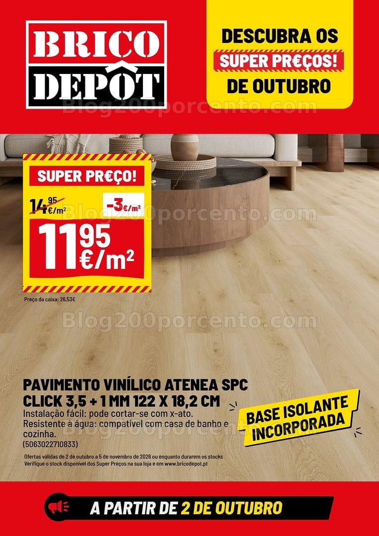 Antevisão Folheto BRICO DEPÔT Promoções de 2 outubro a 5 novembro