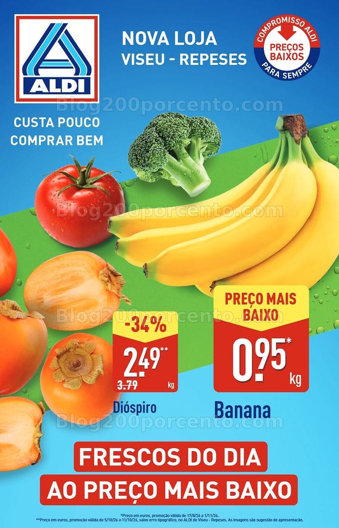 Antevisão Folheto ALDI Aberturas Promoções de 5 a 11 outubro - Viseu