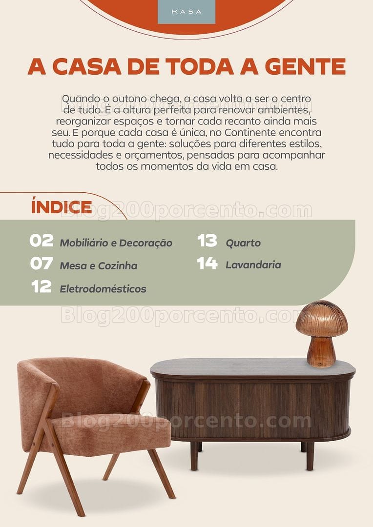 Antevisão Folheto CONTINENTE Açores Casa Outono Promoções de 13 outubro a 2 novembro