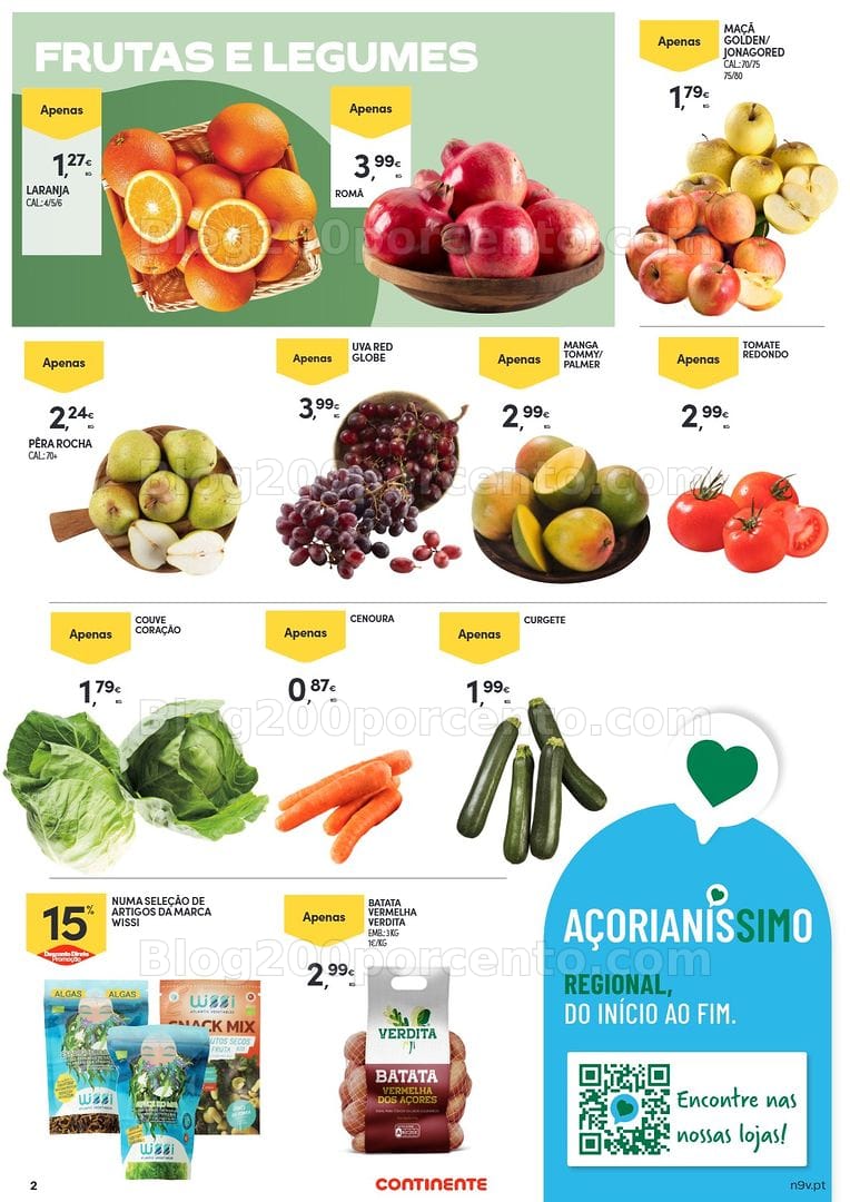 Antevisão Folheto CONTINENTE Açores Promoções de 15 a 28 outubro