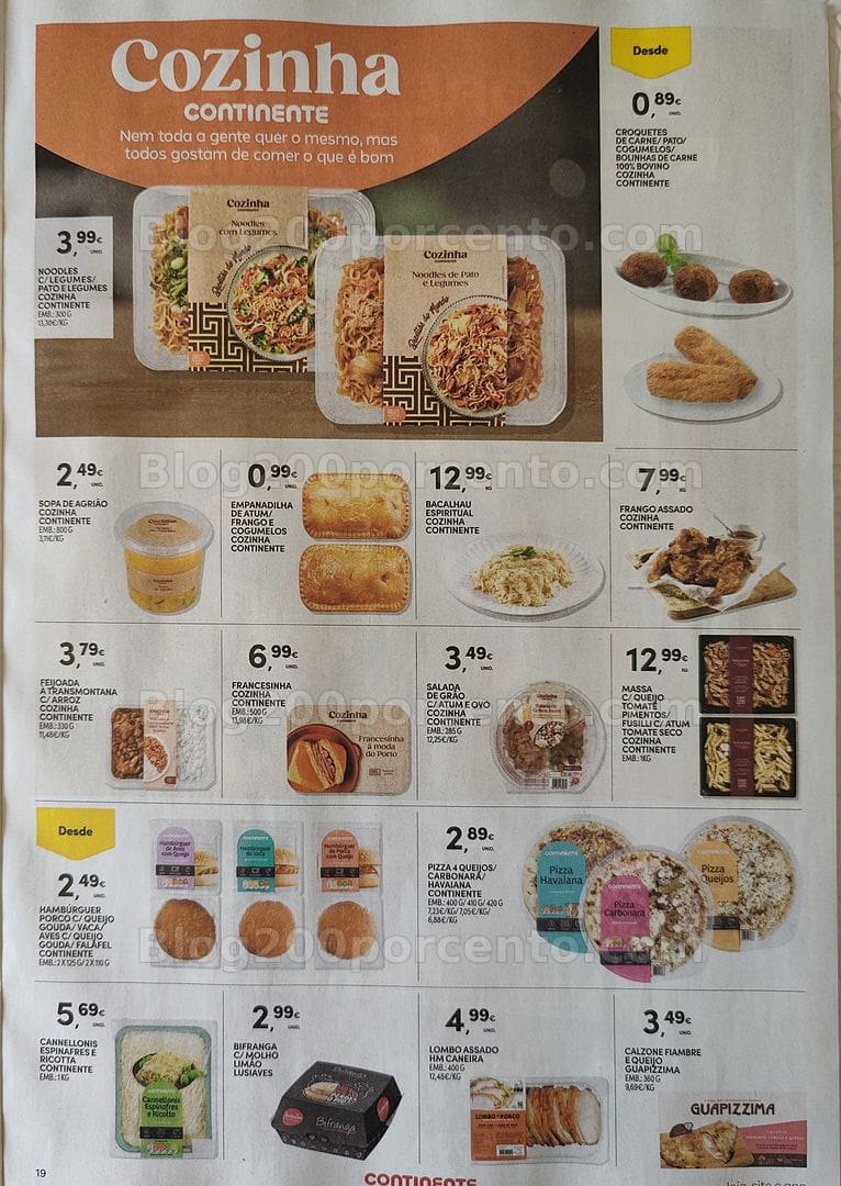 Antevisão Folheto CONTINENTE Promoções de 13 a 19 outubro