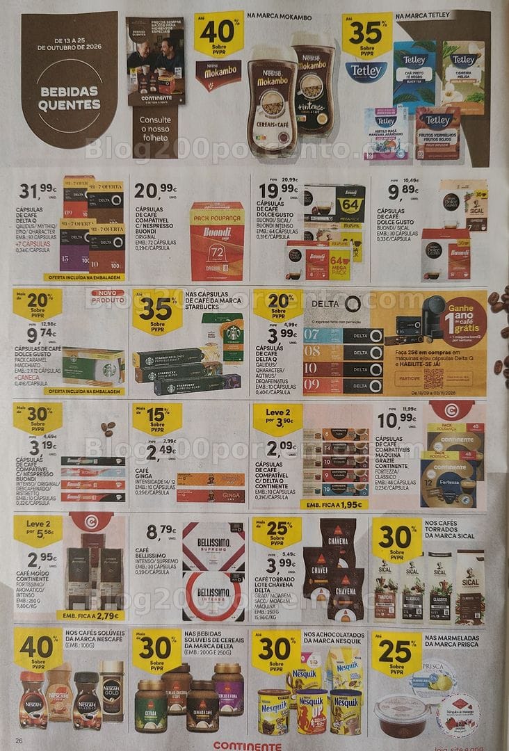 Antevisão Folheto CONTINENTE Promoções de 13 a 19 outubro