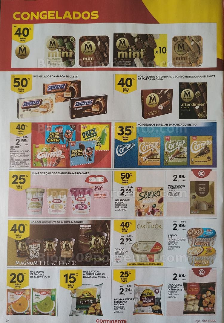 Antevisão Folheto CONTINENTE Promoções de 13 a 19 outubro