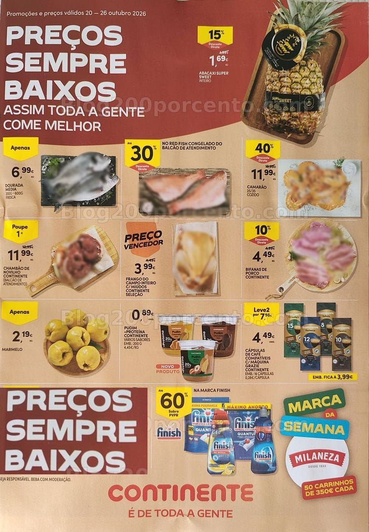 Antevisão Folheto CONTINENTE Promoções de 20 a 26 outubro