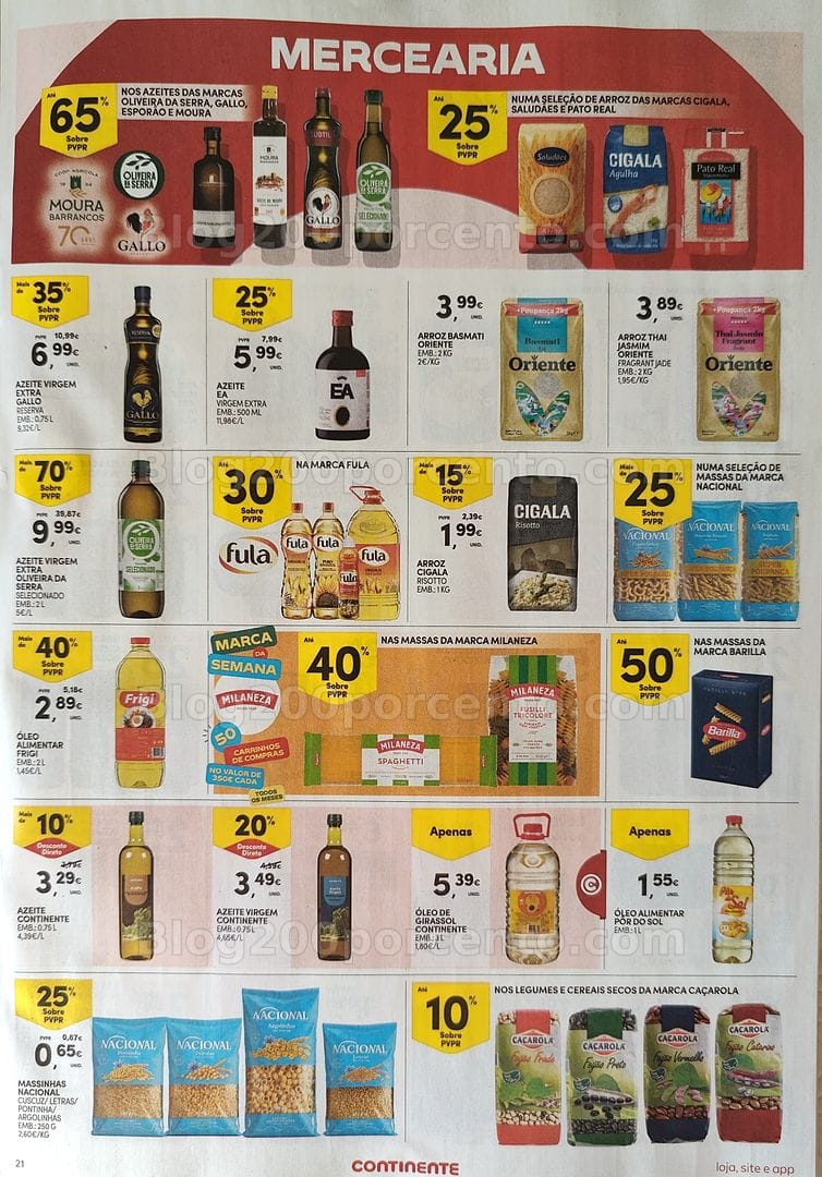 Antevisão Folheto CONTINENTE Promoções de 20 a 26 outubro