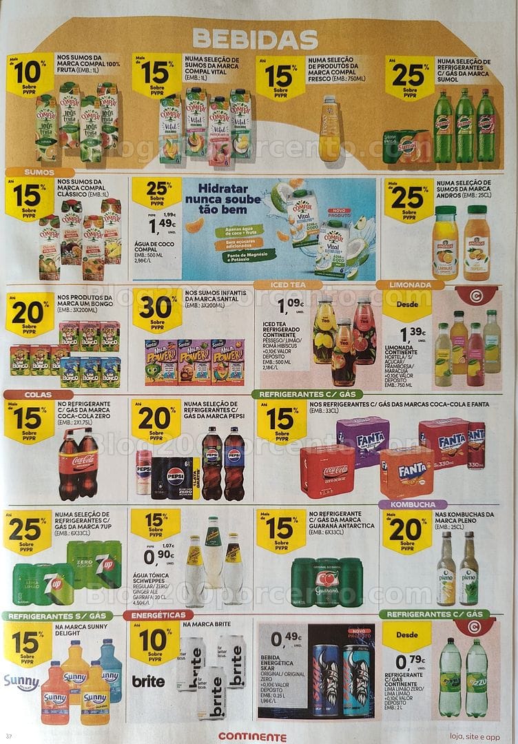 Antevisão Folheto CONTINENTE Promoções de 20 a 26 outubro