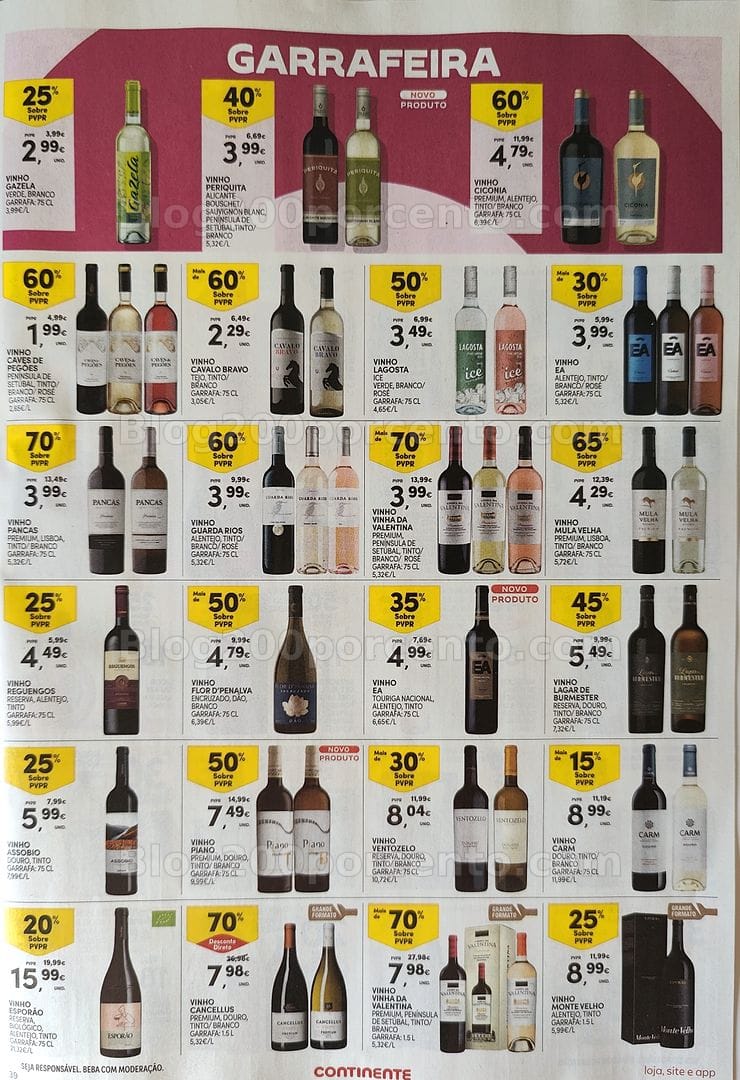 Antevisão Folheto CONTINENTE Promoções de 20 a 26 outubro