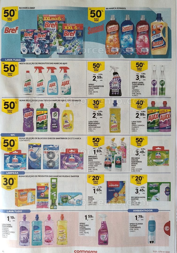Antevisão Folheto CONTINENTE Promoções de 20 a 26 outubro