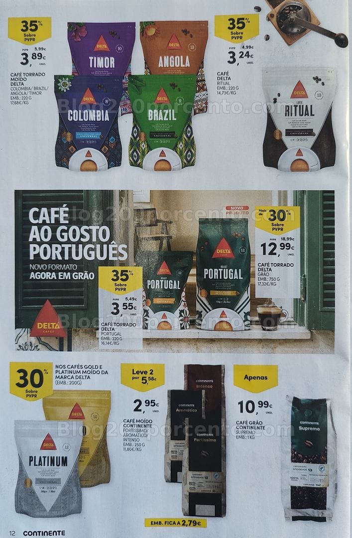 Antevisão Folheto CONTINENTE Especial Bebidas Quentes Promoções de 13 a 25 outubro