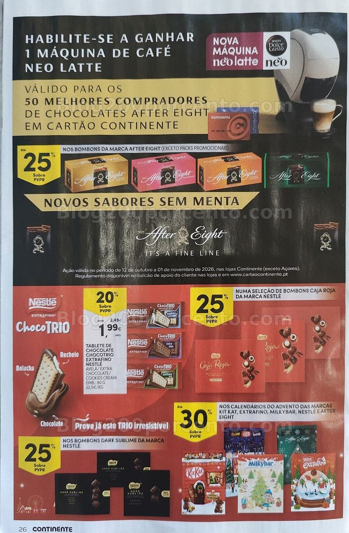 Antevisão Folheto CONTINENTE Especial Bebidas Quentes Promoções de 13 a 25 outubro
