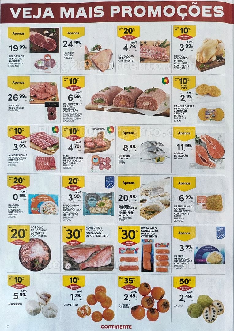 Antevisão Folheto CONTINENTE Promoções Fim de Semana - 16 a 19 outubro