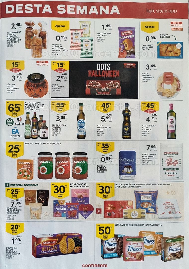 Antevisão Folheto CONTINENTE Promoções Fim de Semana - 16 a 19 outubro